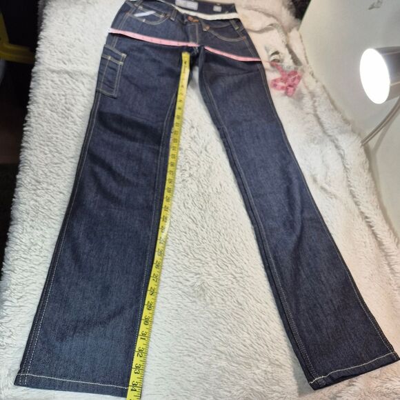 NWOT Ariat Rebar DuraStretch Mid-Rise Straight Leg Work Jeans Blue Denim 26X34 - Picture 8 of 12